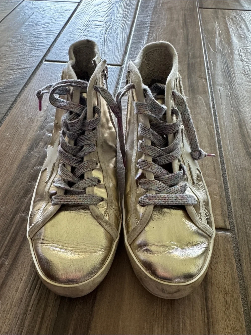 Golden Goose shiny gold